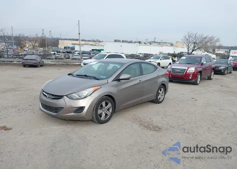 2013 Hyundai Elantra Gls из США, поврежденный, VIN 5NPDH4AE1DH337524